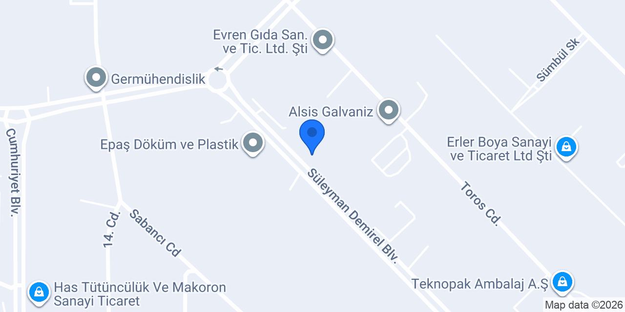 Bi-plast Plastik Ltd. Şti. konumu