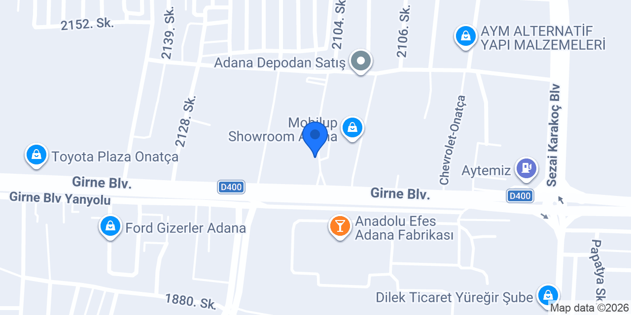 Esystem Alüminyum Ltd.Şti konumu