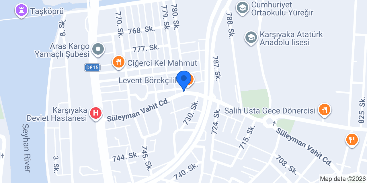 Ekici Közde Döner konumu