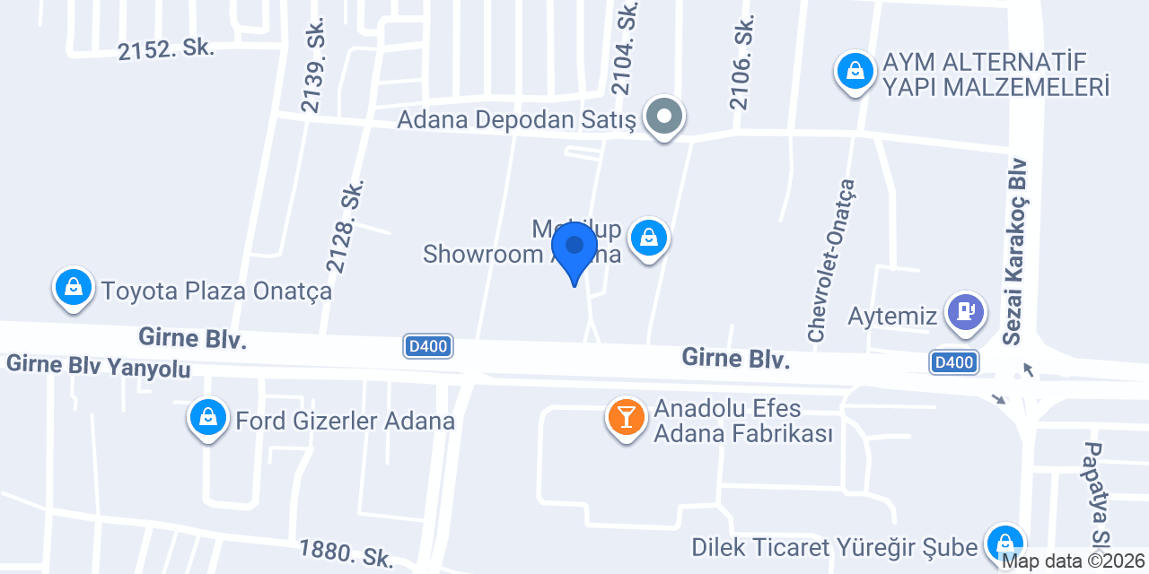 Adagün Dagıtım Tic. Ltd. Şti. konumu