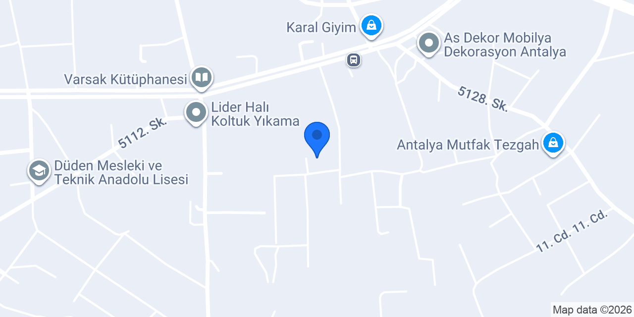 Aktürk mobilya ahşap cila atölyesi konumu