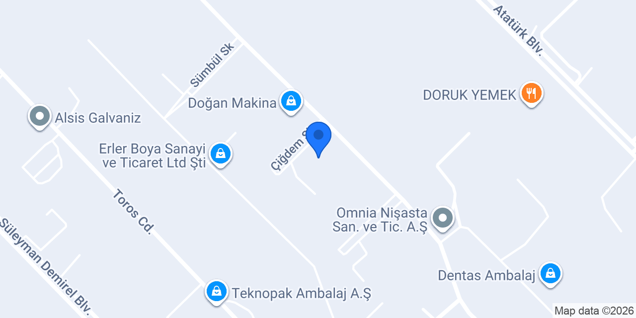 Altınbey Sandalye Masa & Tekstil konumu