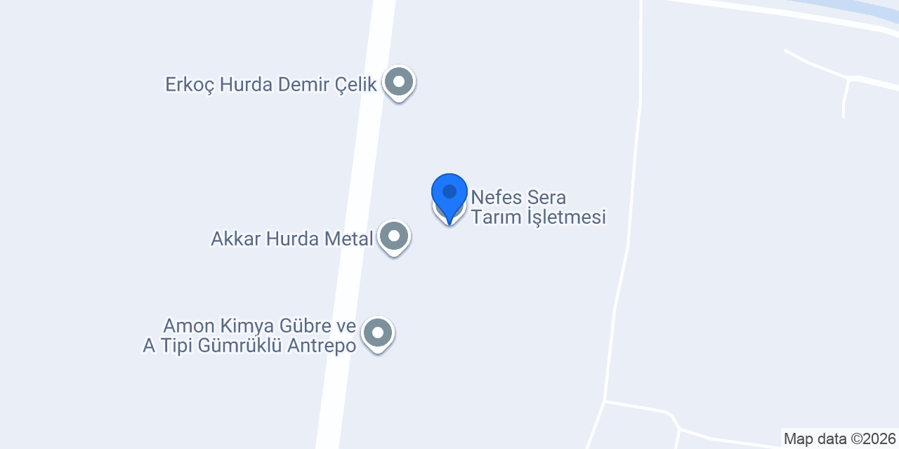 Nefes Sera Tarım İşletmesi konumu