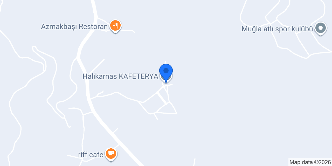 Halikarnas KAFETERYA konumu