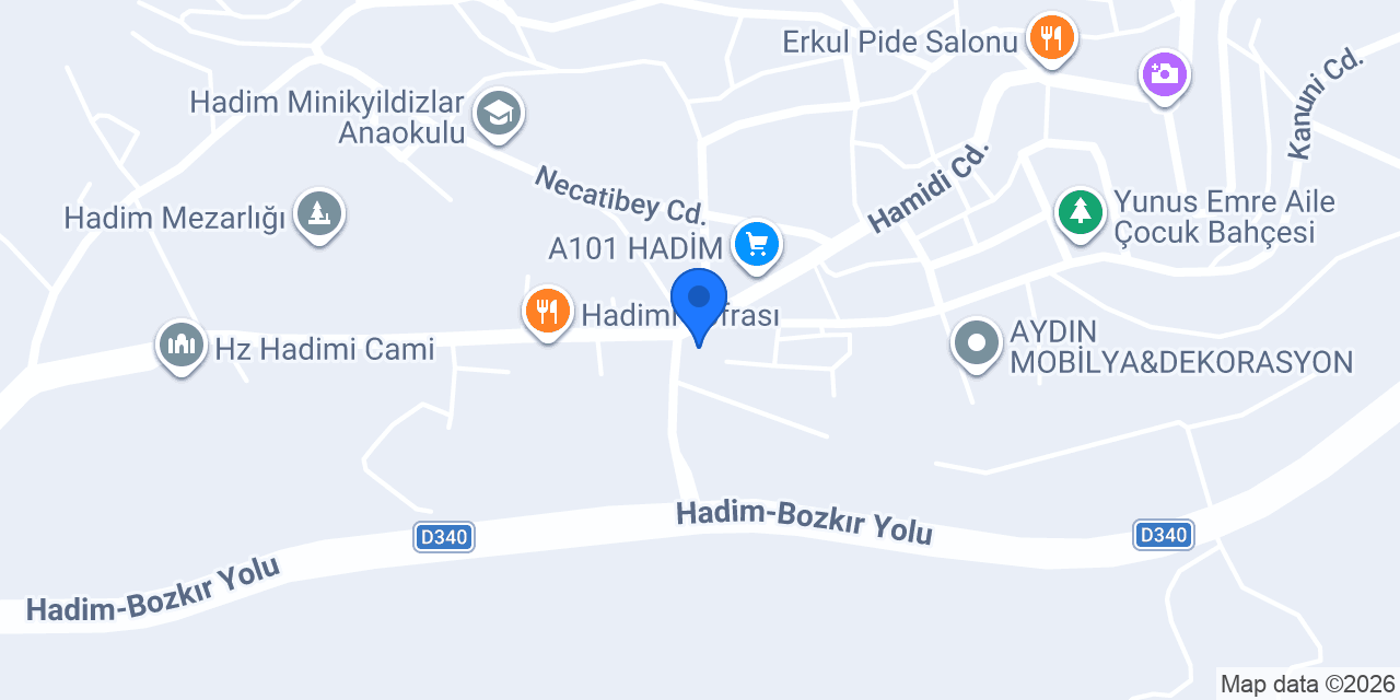 Özdemir Ticaret konumu