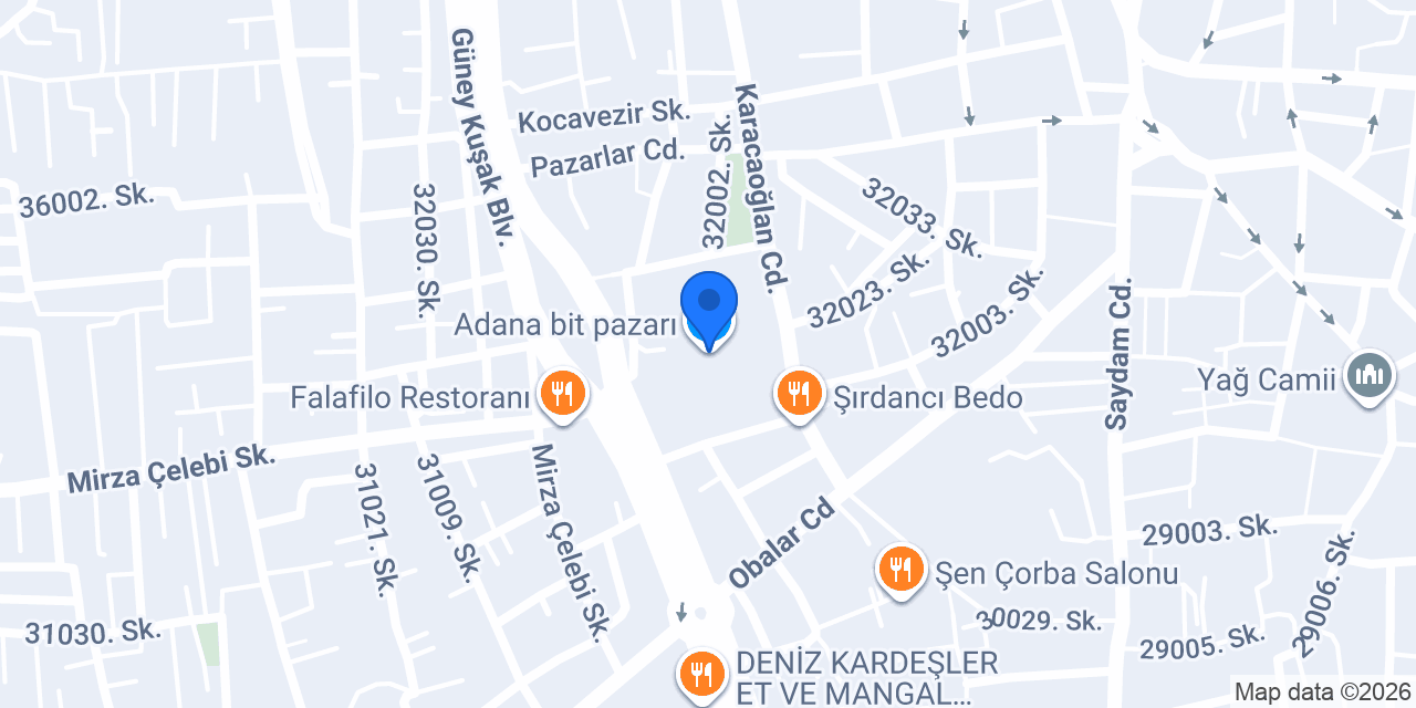 ER MOBİLYA ADANA konumu
