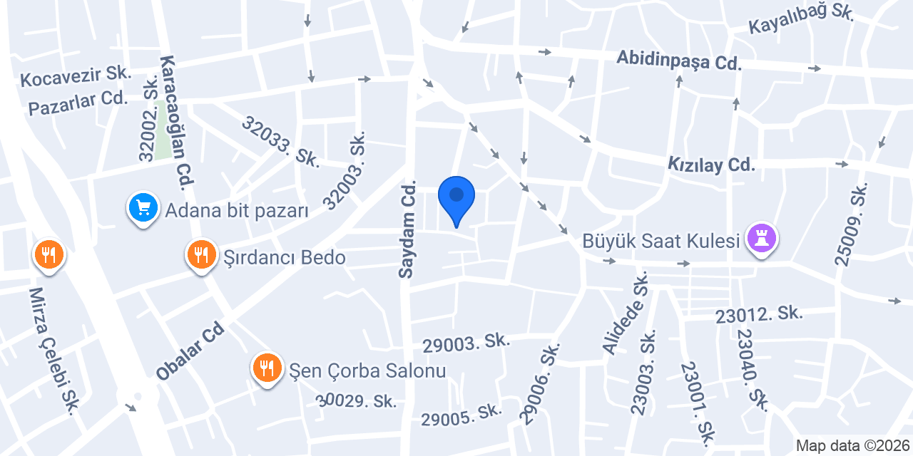 YILDIZ OTEL konumu