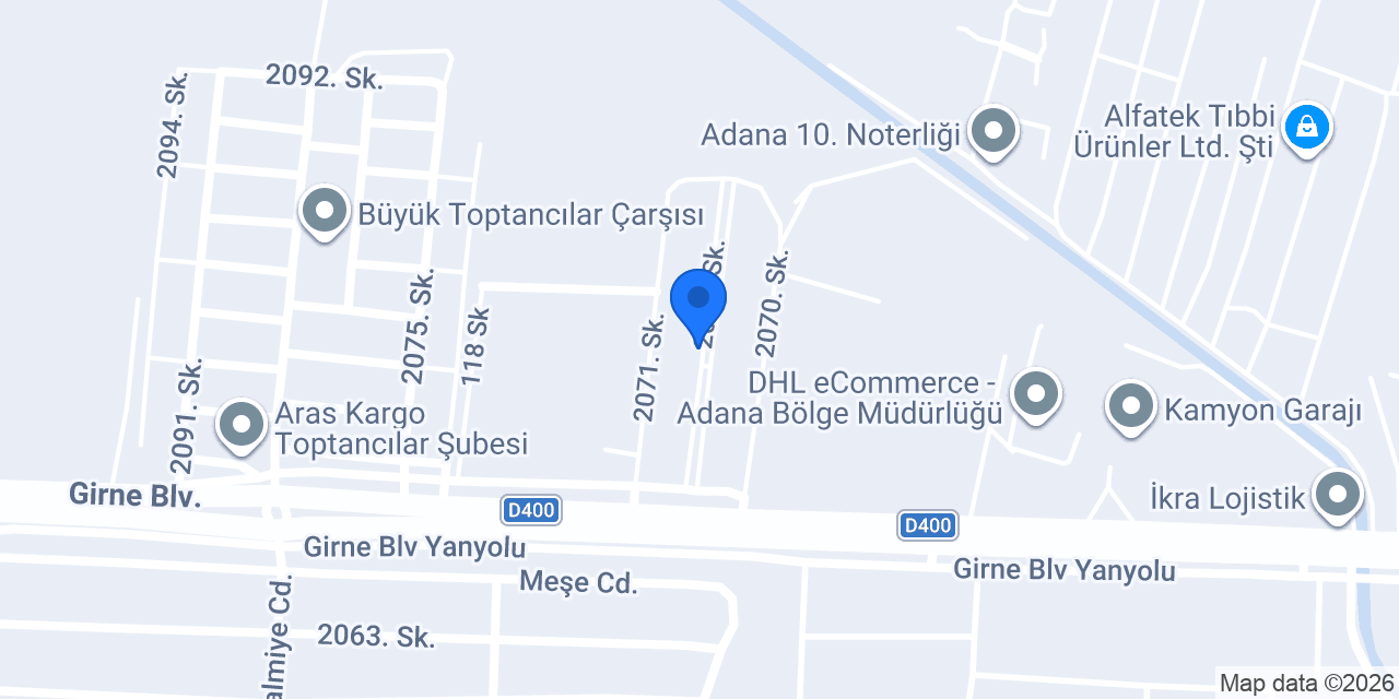 İSMETOĞLU TRAKTÖR ADANA konumu