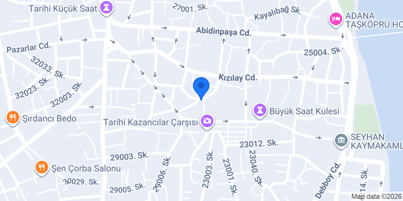 Terzi PAMUK konumu