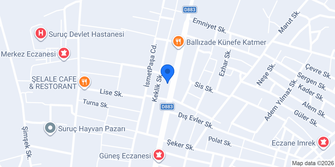 YÜKSEL OTO LASTİK SURUÇ konumu