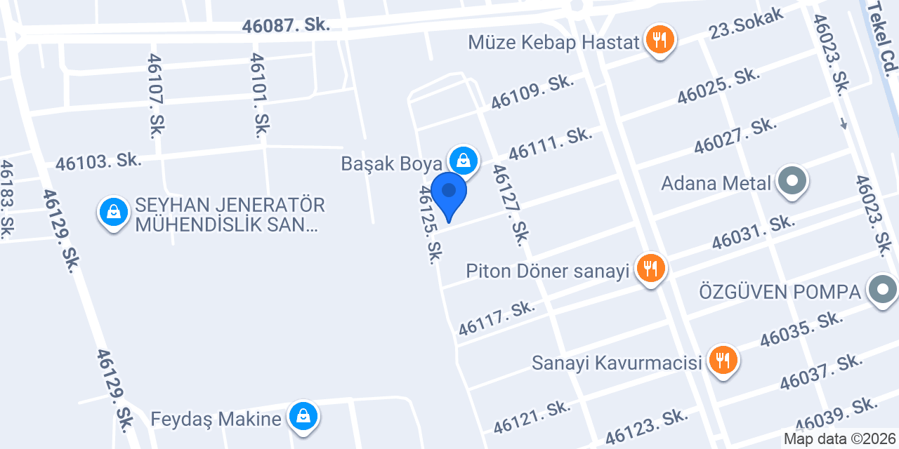 ADANA BİLDİK İŞ CNC OTOMAT TORNA konumu