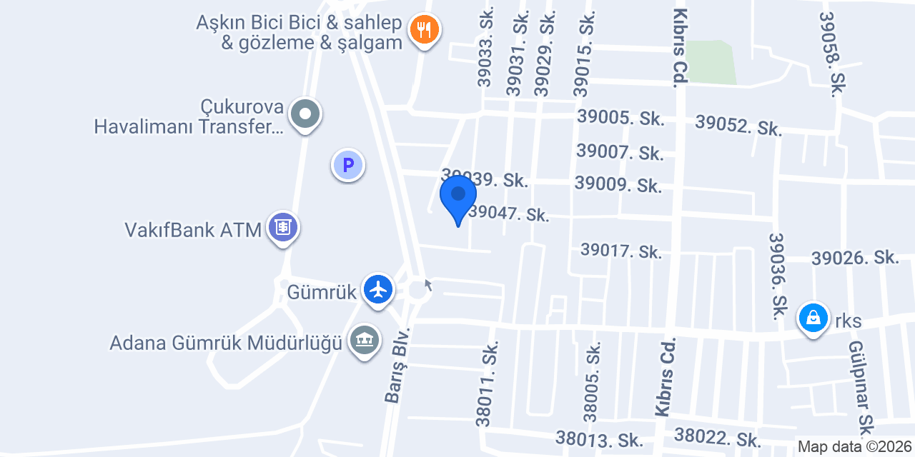 Araz Reklam Adana konumu