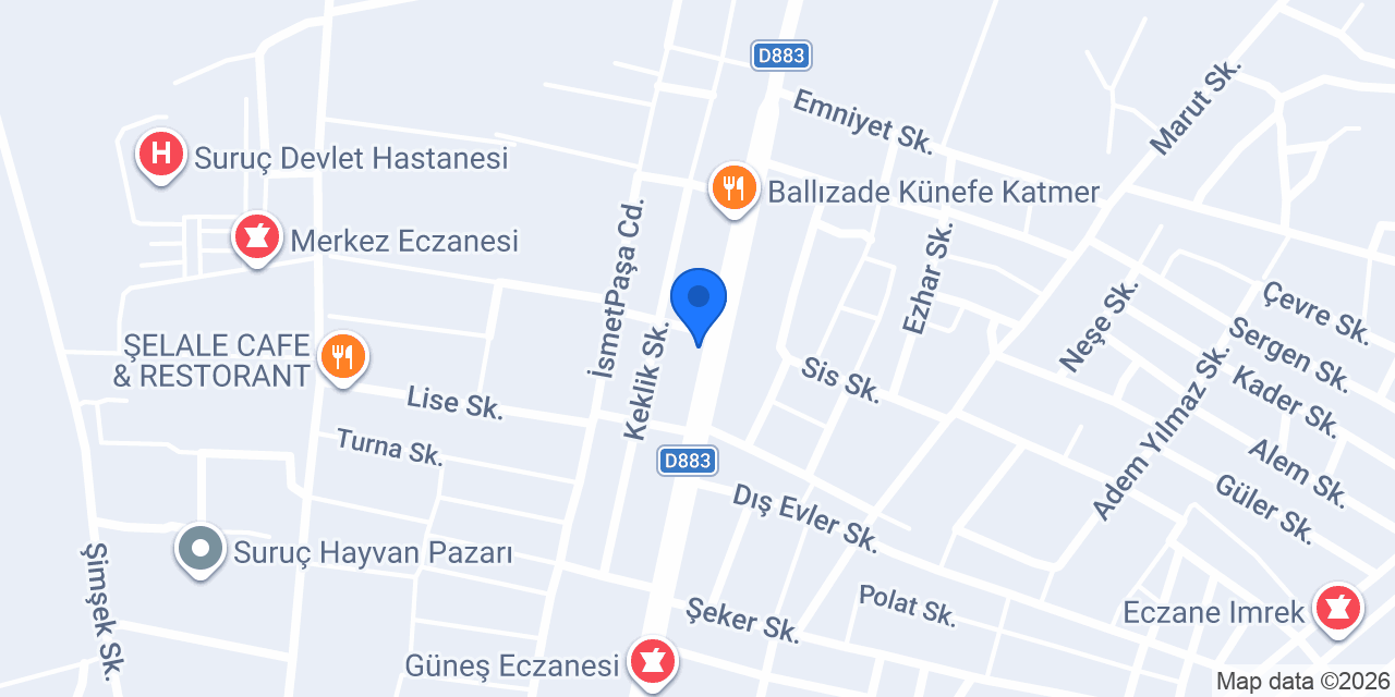 SURUÇ DESEN MERMER konumu