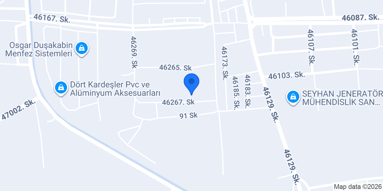 Sany makine Adana konumu