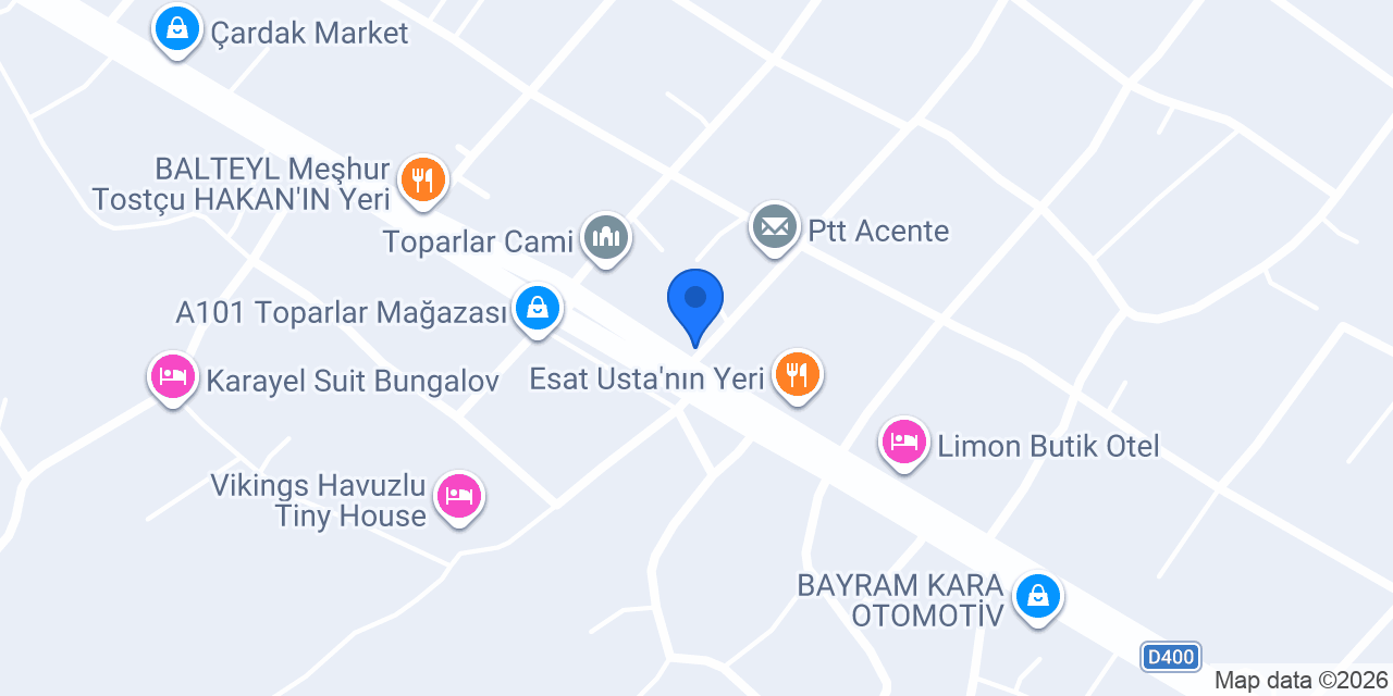 Avcı fırın konumu