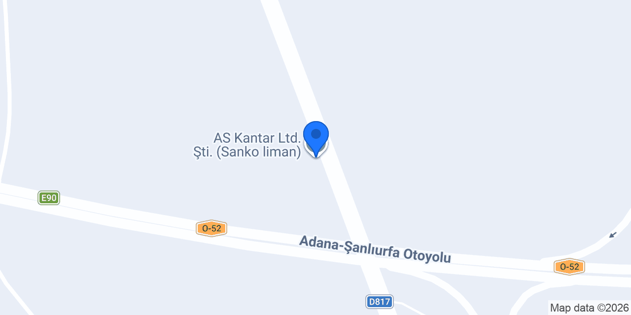 AS Kantar Ltd. Şti. (Sanko liman) konumu