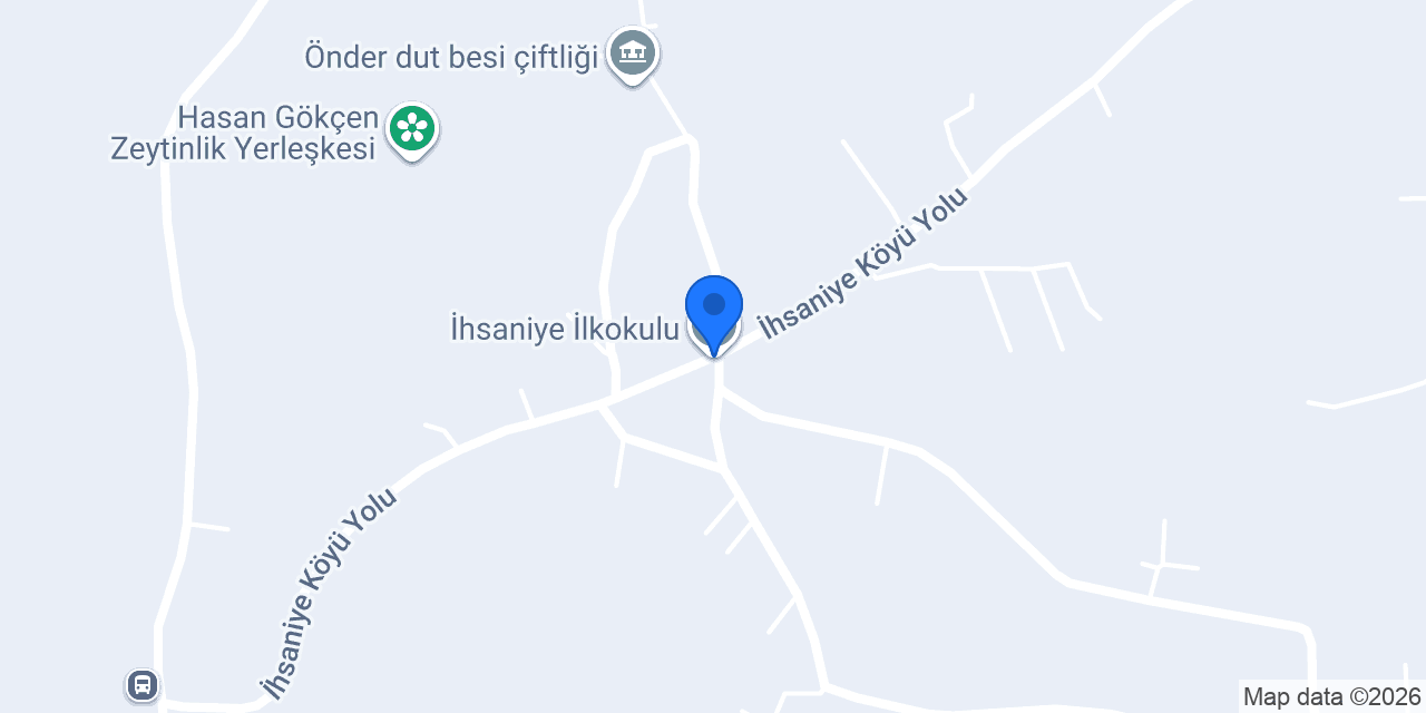 İhsaniye İlkokulu konumu