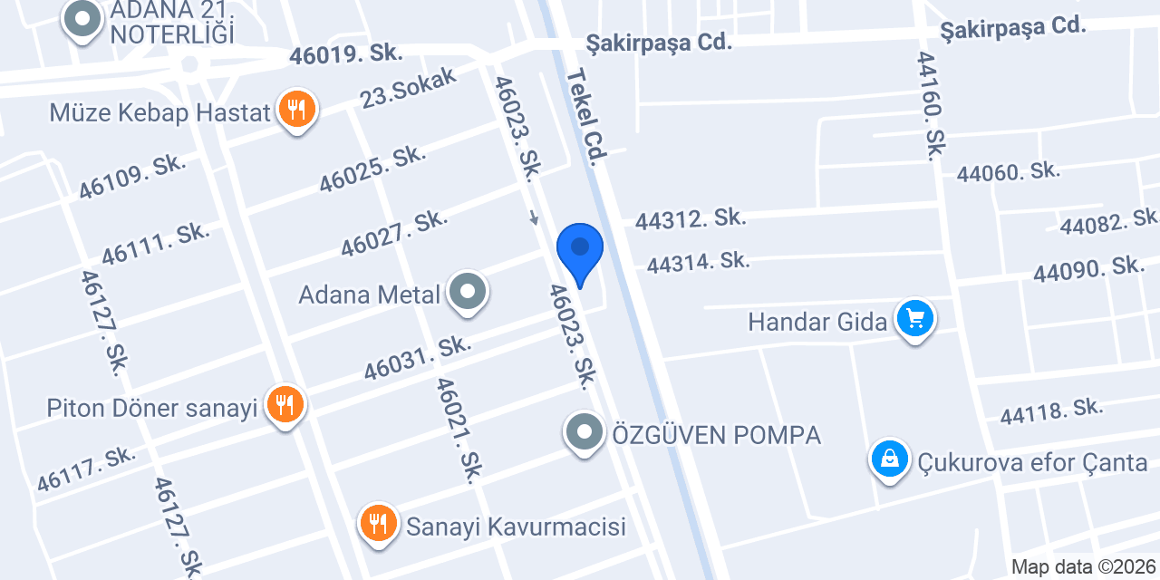 Özyıldız Teknik Hırdavat konumu
