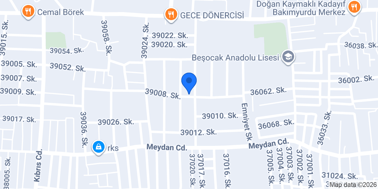 Cem Oto Özel Servis konumu
