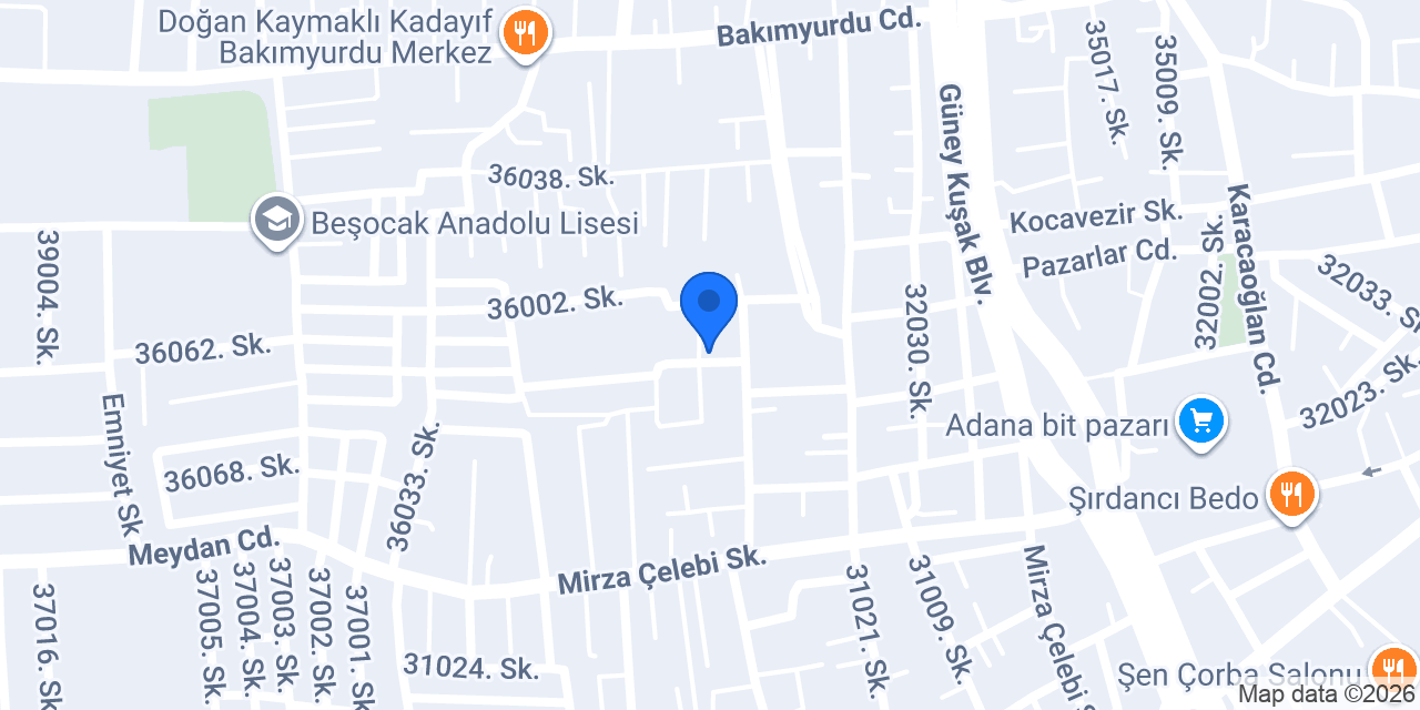 Aktaş Gıda konumu