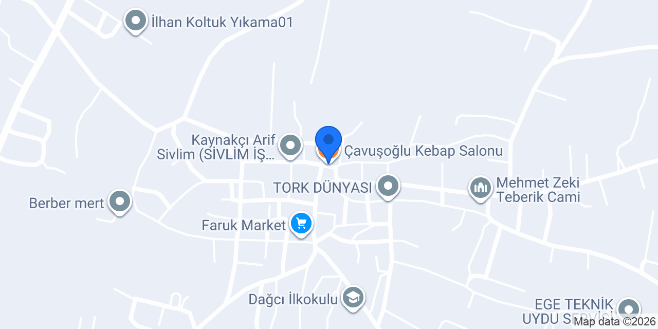 Çavuşoğlu Kebap Salonu konumu