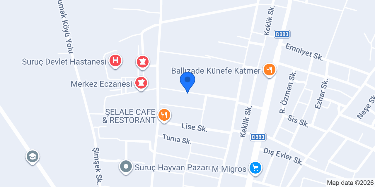 Yavuzer Optik konumu