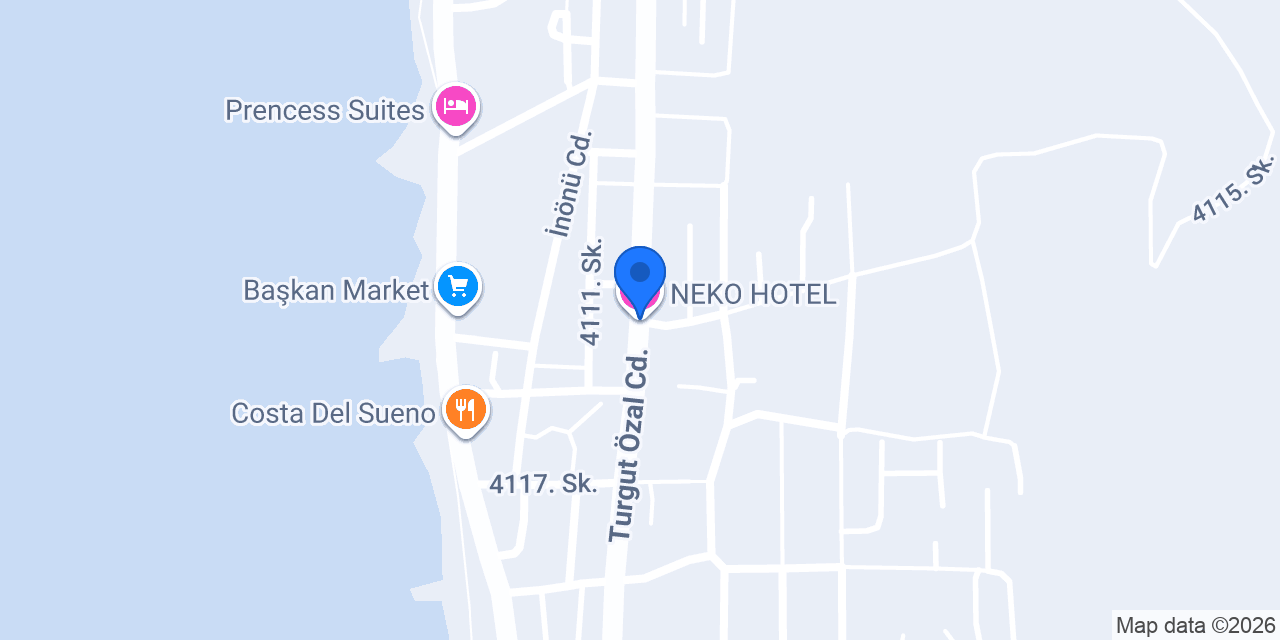 NEKO HOTEL konumu