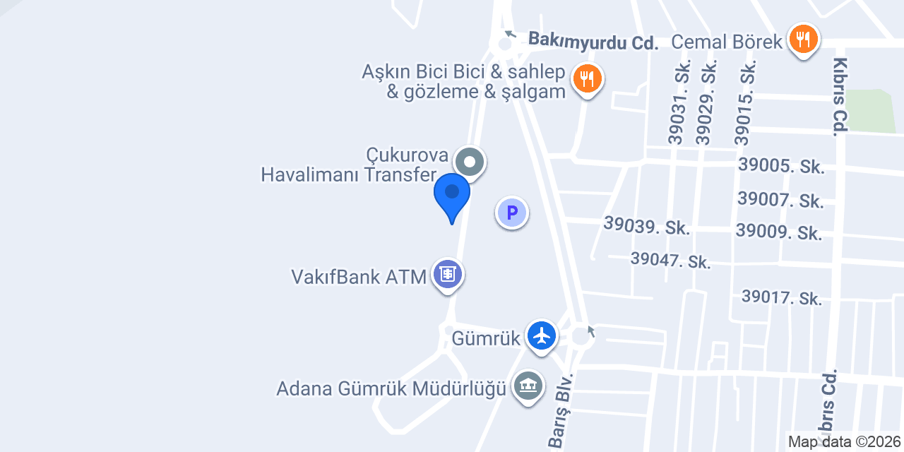 Havalimanı Birlik Taksi konumu