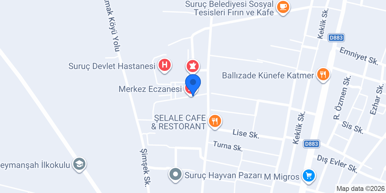 Müslüm eczane konumu