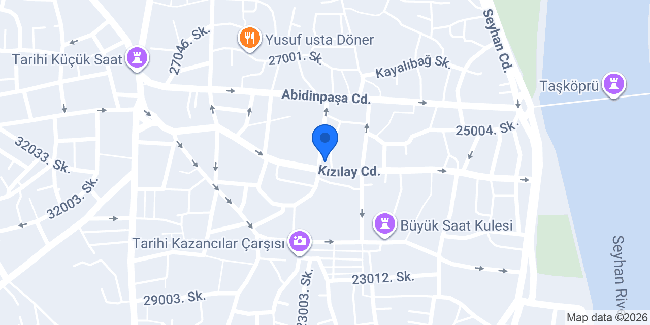 Yapı Kredi - Adana Kızılay Caddesi konumu