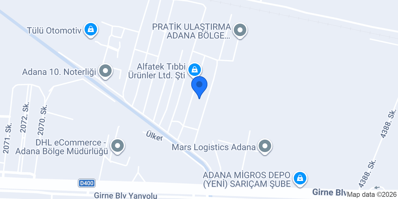 DMI METAL DIS TICARET LTD STI konumu