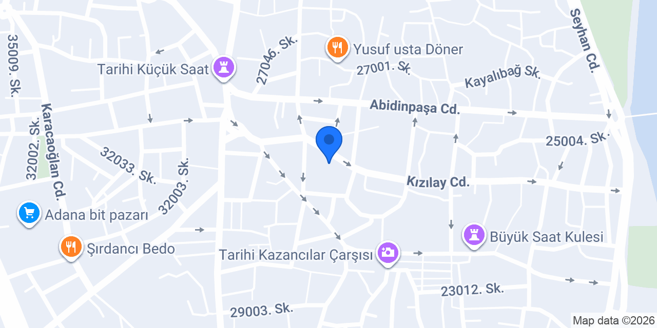ADANA Eİ YAZILIM konumu
