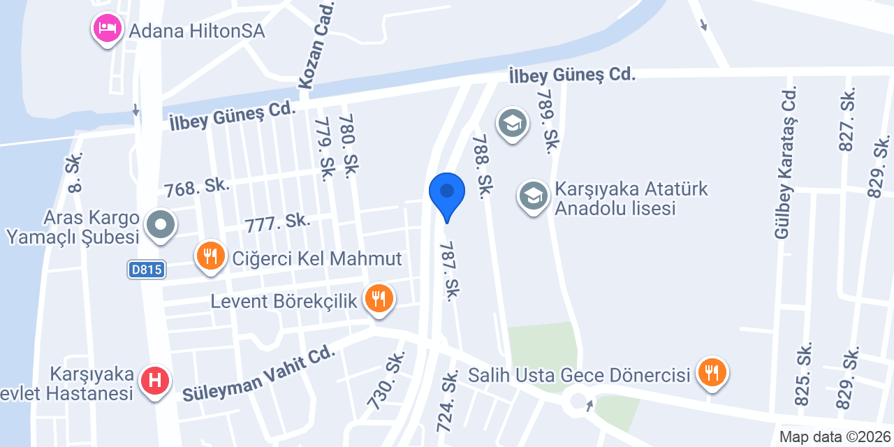 Ezgi Oto konumu