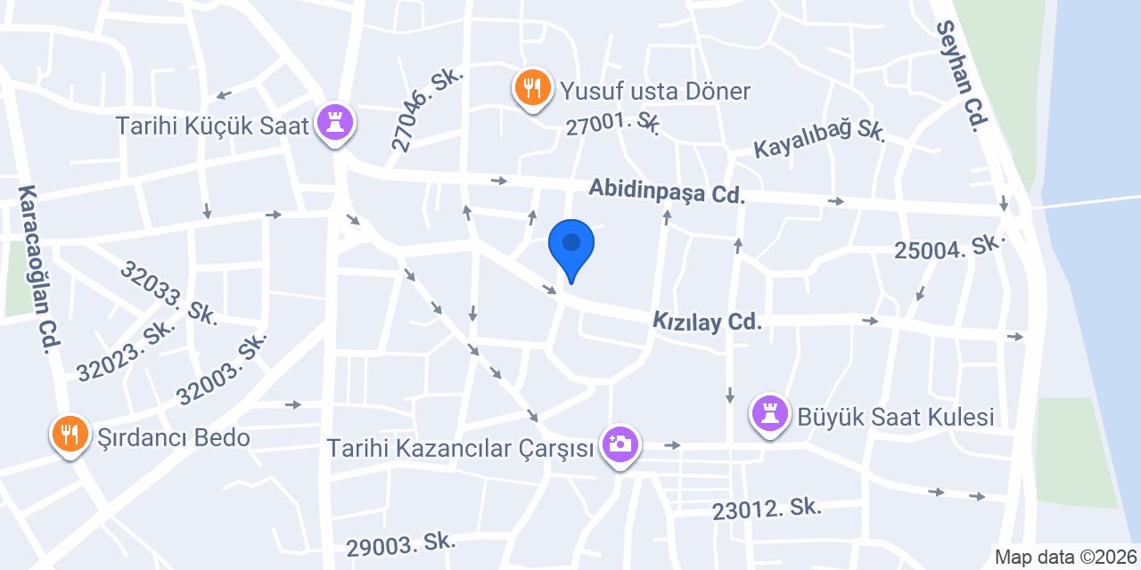 YILDIRIMLAR ELEKTRİK ADANA konumu