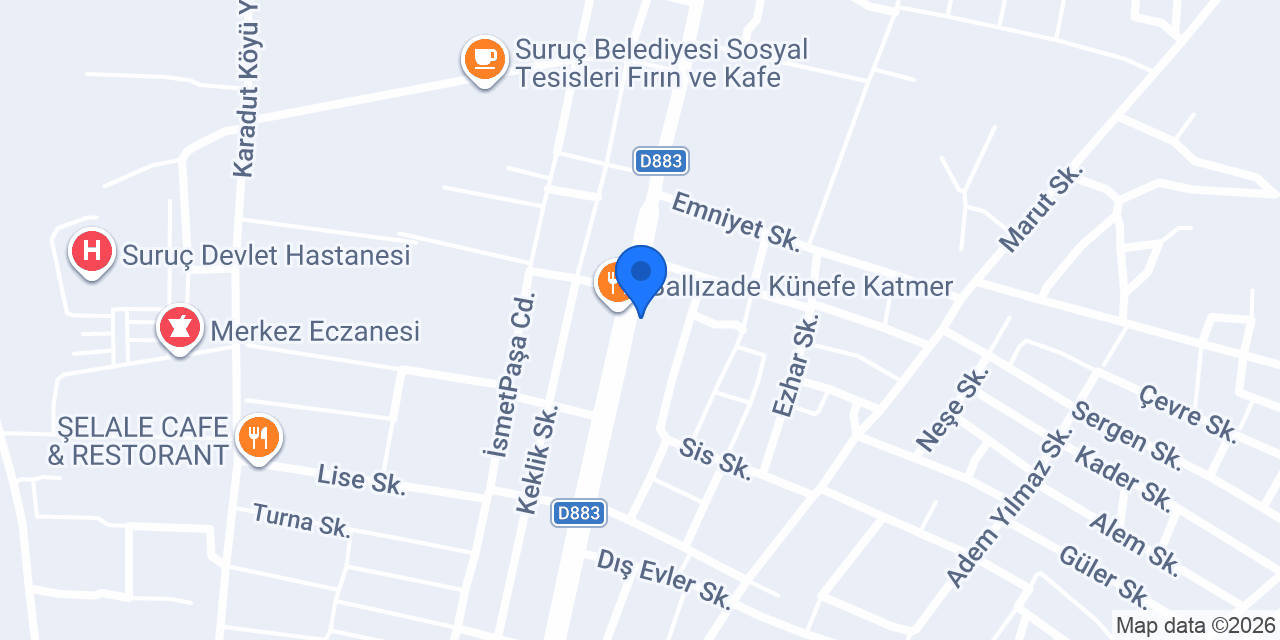 Ballızade Döner konumu