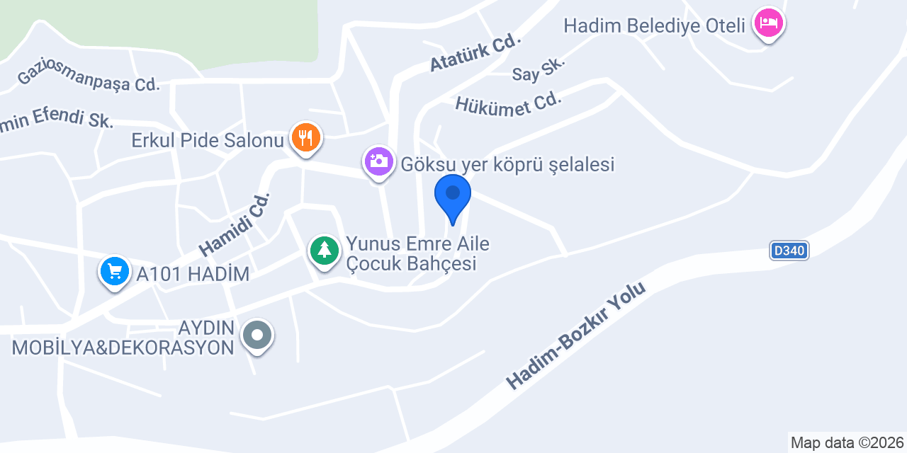 Hadim Tarım ve Orman Müdürlüğü konumu