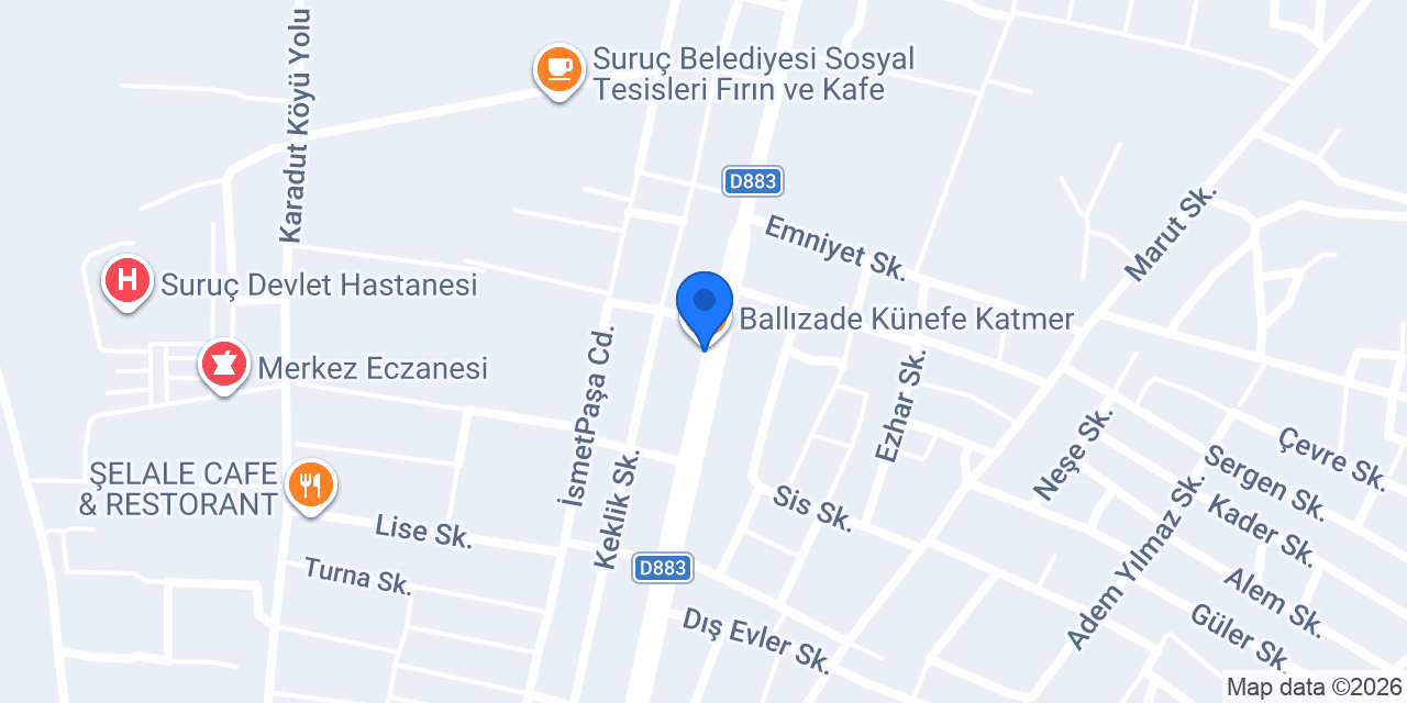 Lezzet Durağım konumu