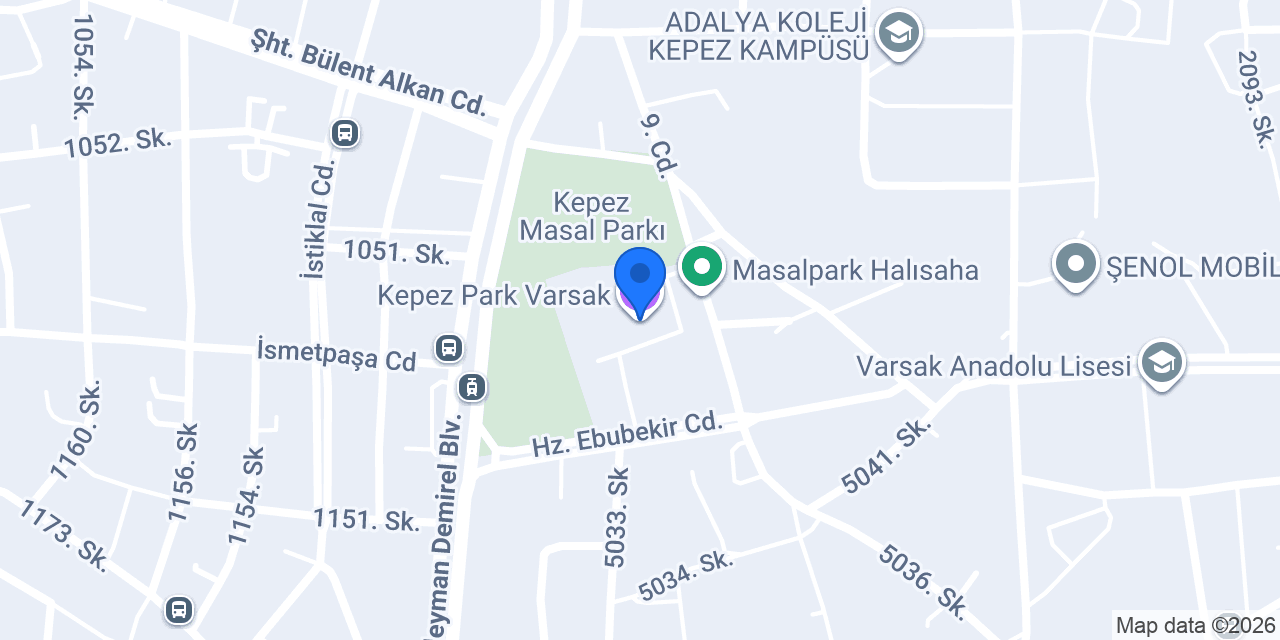 Kepez Park Varsak konumu