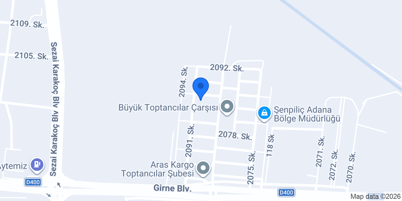 Nadir Ambalaj Çuval konumu
