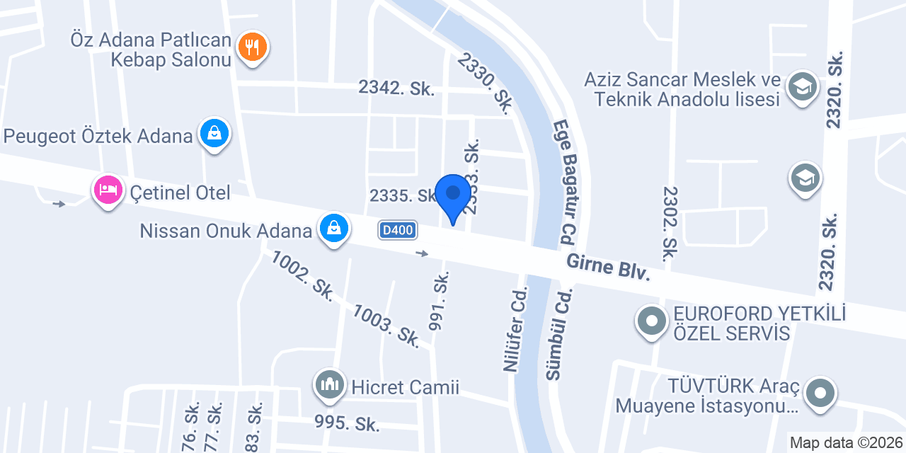 ORM TEKSTİL A.Ş. konumu