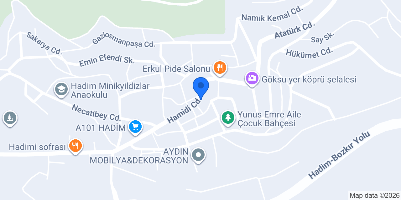 Hadimi gayrimenkul konumu