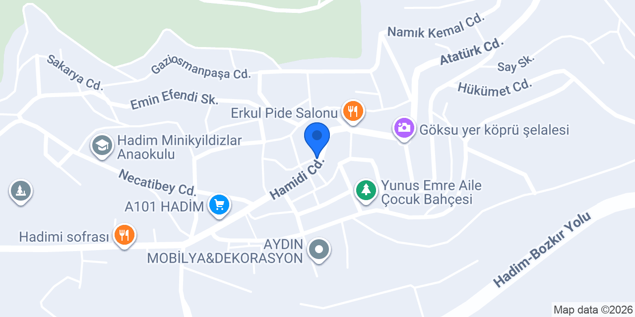 HADİM TARIM DANIŞMANLIK-MEVLÜT SUCU konumu