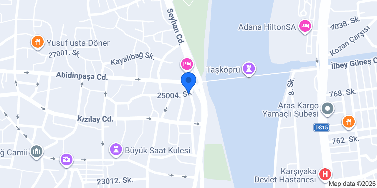 Hazar Ticaret konumu