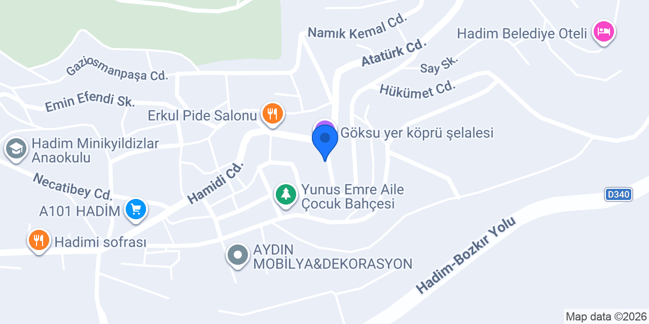 Gözde unlu mamülleri konumu