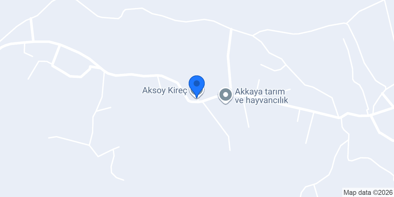 Aksoy Kireç konumu