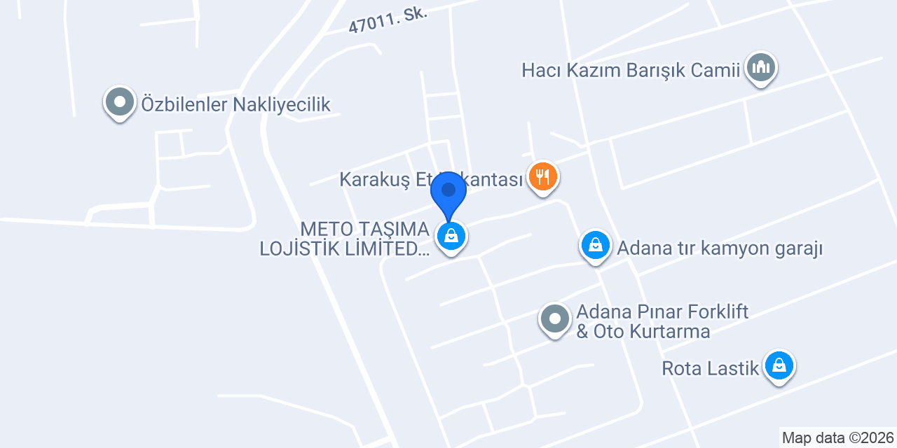 Abaş Nakliyat konumu