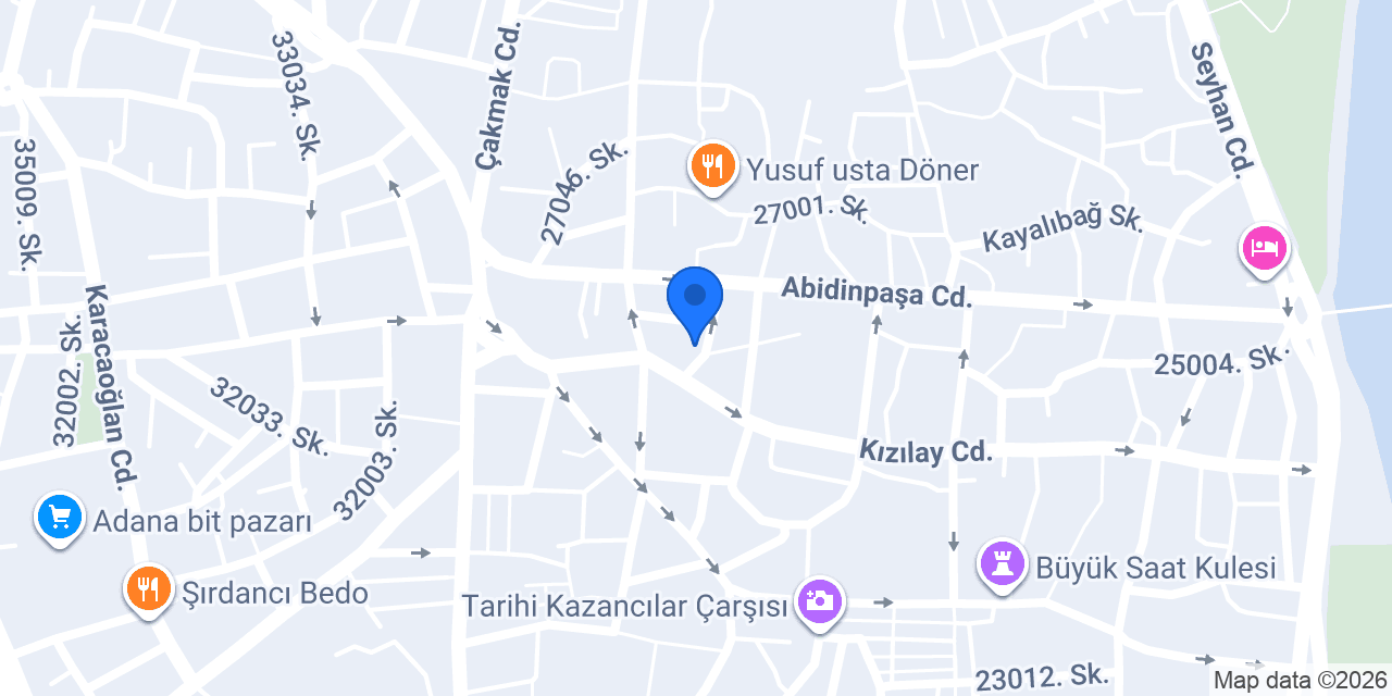 Adana Jeep Yedek Parça konumu