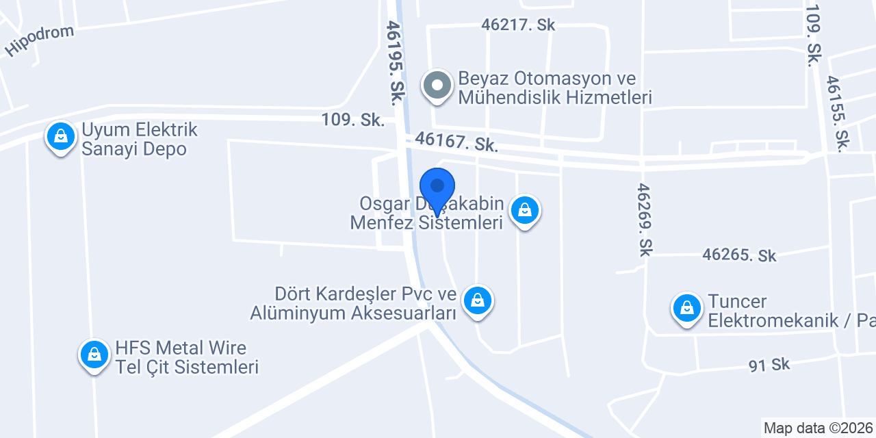 KARACA KOMPOZİT PANEL konumu