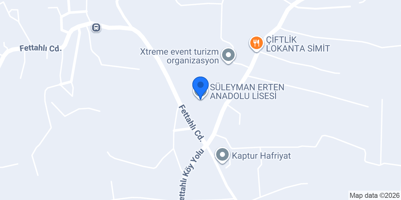 SÜLEYMAN ERTEN ANADOLU LİSESİ konumu