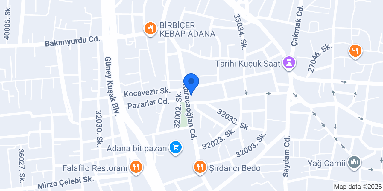 İnan Gıda konumu